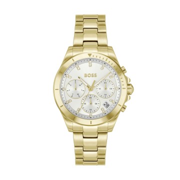 BOSS Ladies Alley Lux Gold Tone Crystal 36mm Ladies Watch 1502829