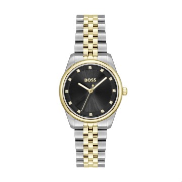 BOSS Graceful Two Tone Crystal Ladies Watch 1502811