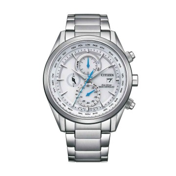 Citizen World Chronograph A.T Atomic Timekeeping 43mm Watch AT8260-85A