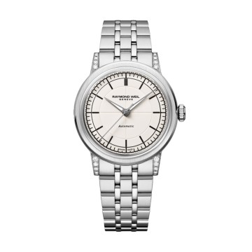 Raymond Weil Millesime Automatic Central Seconds Diamond Set 35mm Watch 2125-STS-64001