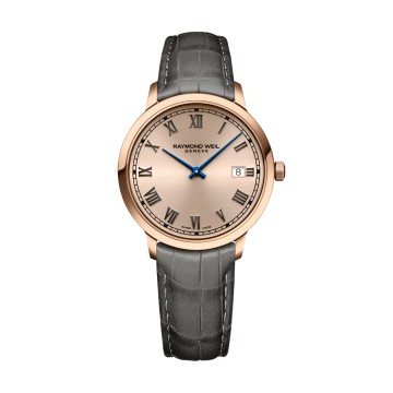 Raymond Weil Toccata Rose Gold Tone Leather Men’s Watch 5485-PC5-00859