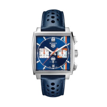 TAG Heuer Monaco X Gulf Automatic Chronograph Special Edition Mens Watch CBL2115.FC6494