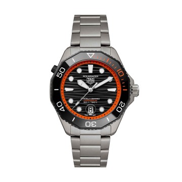 TAG Heuer Limited Edition Aquaracer Professional 500 Date 42mm Titanium Watch WBP5183.BF0010