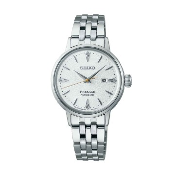 Seiko Presage Cocktail Time Hot Buttered Rum Diamond-Set 30mm Watch SRE017J1