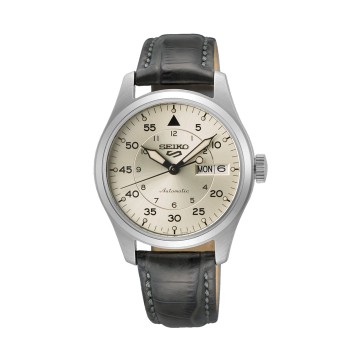 Seiko 5 'Champange Fleiger' Suit Style Automatic 36mm Mens Watch SRPJ87K1