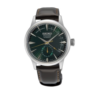 Seiko Presage Cocktail Time 'Midnight Mockingbird' Power Indicator 40.5mm Mens Watch SSA459J1