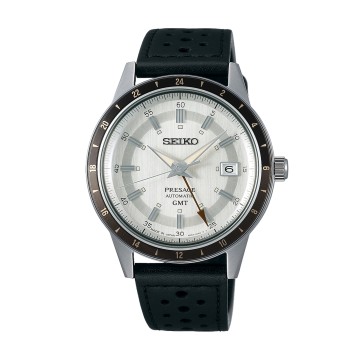 Seiko Presage 'Stone' Style 60s Road Trip GMT 41mm Mens Watch SSK011J1