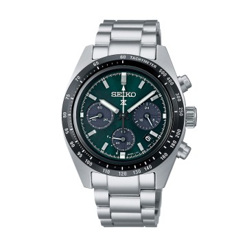 Seiko Prospex 'Deep Green' Speedtimer Solar Chronograph 39mm Men's Watch SSC933P1