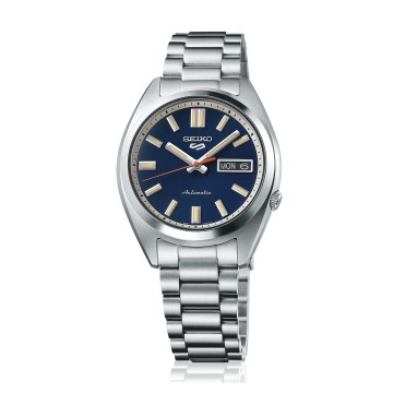 Seiko 5 Sports SNXS ‘Rinse blue’ Classic Sports Mens Watch SRPK87K1