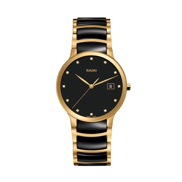 Rado Centrix Black Diamond Mens Watch R30527762 Front