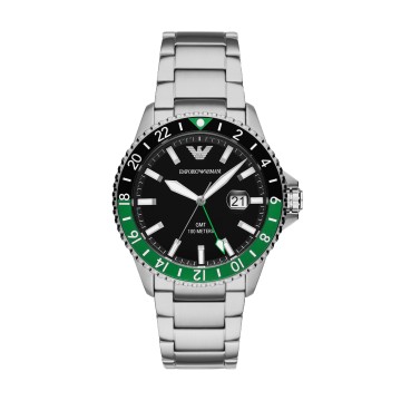 Emporio Armani Diver 42mm GMT Mens Watch AR11589