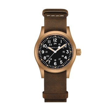 Hamilton Khaki Field Mechanical Bronze Mens Watch H69459530