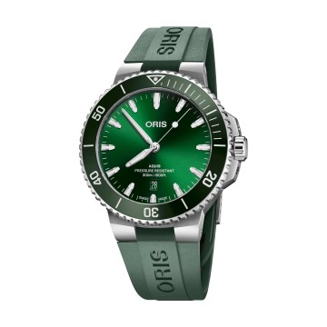 Oris Aquis Date 43.5mm Green Watch 01 733 7789 4157-07 4 23 37FC
