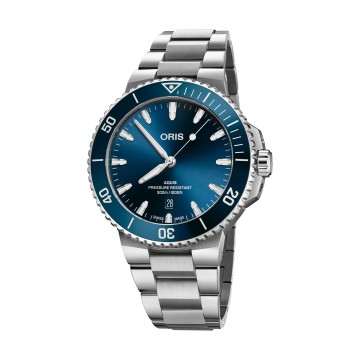 Oris Aquis Date 43.5mm Blue Mens Watch 01 733 7789 4135-07 8 23 04PEB