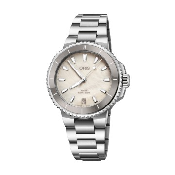 Oris Aquis Date 36.5mm Ladies Automatic Watch 01 733 7792 4151-07 8 19 05P