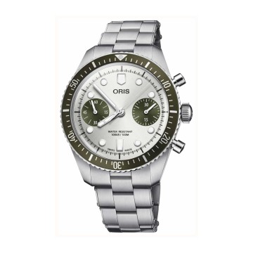 Oris Divers Sixty‑Five Chronograph 40mm Watch 01 771 7791 4051-07 8 20 18