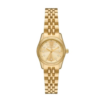Michael Kors Petite Lexington Pave Quartz 26mm Gold-Tone Ladies Watch MK4741