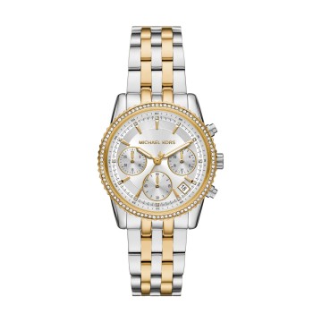 Michael Kors Mini Bryant Pavé Two-Tone Quartz 35mm Ladies Watch MK7532