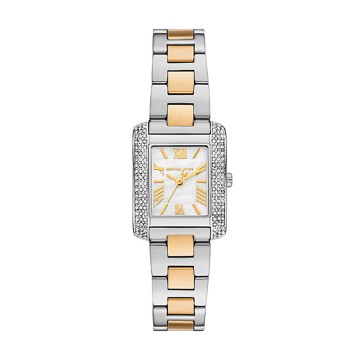 Michael Kors Petite Emery Pavé Two-Tone Watch MK4882