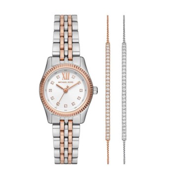 Michael Kors Lexington Lexington Pavé 26mm Watch and Slider Bracelet Gift Set MK4817SET