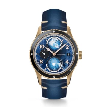 Montblanc 1858 Geosphere 0 Oxygen Mens Watch 129415 
