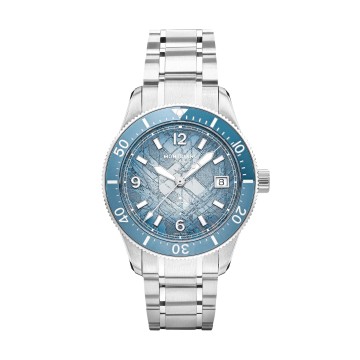 Montblanc Iced Sea Automatic Date 0 Oxygen 38mm Men's Watch 134022