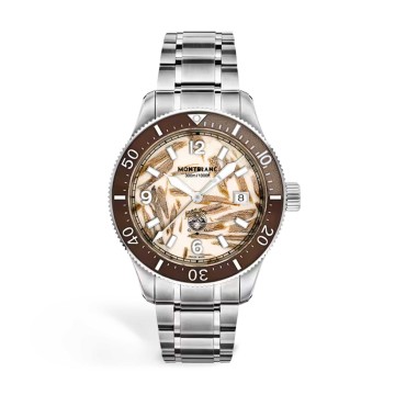 Montblanc Limited Edition Iced Sea Automatic Date 0 Oxygen Watch MB137211