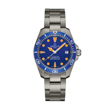 Certina DS Action Diver 38mm Titanium Watch C048.807.44.041.00
