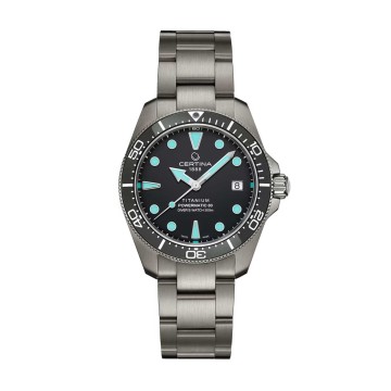 Certina DS Action Diver 38mm Titanium Watch C048.807.44.081.00