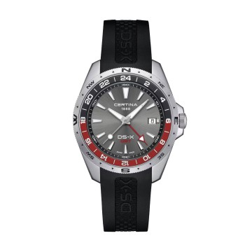 Certina DS-X GMT 316L 41mm Quartz Watch C047.452.17.081.01