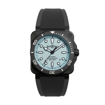 Bell & Ross BR-03 Diver Full Lum Ceramic 42mm Diver Watch BR03A-D-LM-CE/SRB