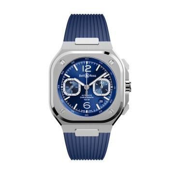 Bell & Ross BR-05 Chrono Blue Steel BR05C-BLU-ST/SRB
