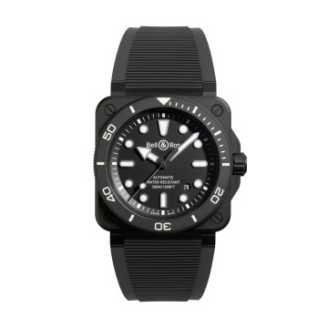 Bell & Ross BR-03 Diver Black Matte Ceramic 42mm Watch BR03A-D-BL-CE/SRB