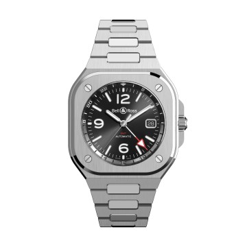 Bell & Ross BR-05 GMT Black 41mm Watch BR05G-BL-ST/SST
