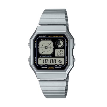 Casio Vintage 40.5mm × 33.9mm Unisex Watch A130WE-1AEF