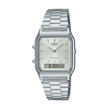 Casio Vintage 30mm Dual Display Unisex Watch AQ-230A-7AMQYES