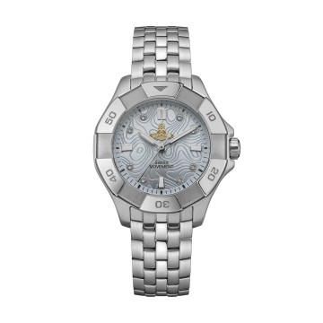 Vivienne Westwood The Brompton 31mm Blue Dial Watch VV341LBLSL