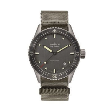 Blancpain Fifty Fathoms Bathyscaphe Mens Watch 5000 1210 NAGA