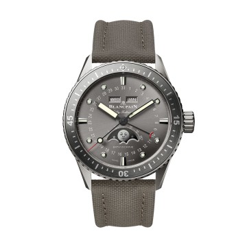 Blancpain Fifty Fathoms Bathyscaphe Titanium Mens Watch 5054 1210 G52A