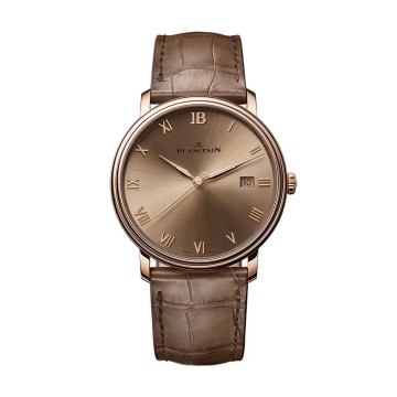 Blancpain Villeret Extraplate Watch 6651N 3646 55B