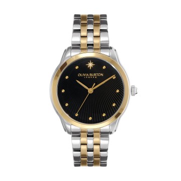 Olivia Burton Celestial 36mm Starlight Black & Two Tone Watch 24000049