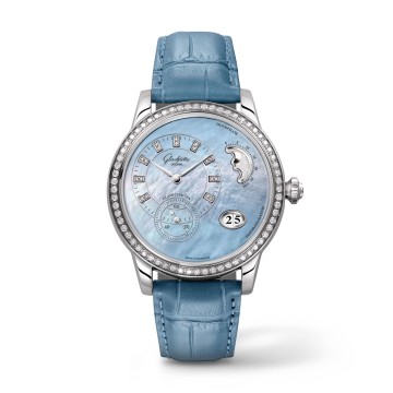Ex-Display Glashutte Original PanoMatic Luna 39mm Ladies Watch 1-90-12-03-12-02