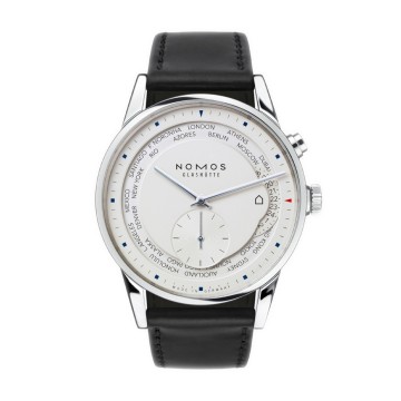 NOMOS Glashütte Zurich World Time 40mm Mens Watch 805