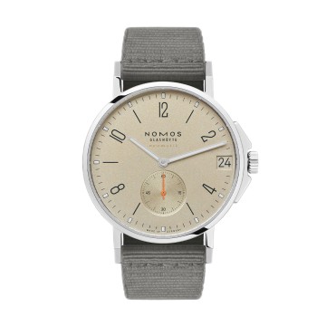NOMOS Glashutte Ahoi Neomatik 38 Date Sand Automatic Watch 527