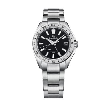 Pre-Owned Grand Seiko Evolution 9 Collection Titanium Black Automatic Mens Watch