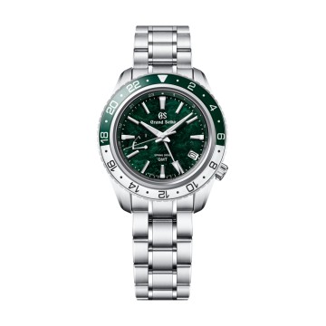 Grand Seiko GMT Hotaka Mountains Spring Drive 44mm Mens Watch SBGE295
