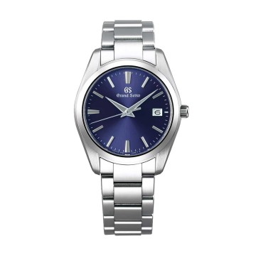 Grand Seiko Heritage Collection 37mm Quartz Edition Watch In Japanese Blue SBGX265G