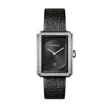 Ex-Display CHANEL BOY.FRIEND Tweed 34.6mm Ladies Watch H5318