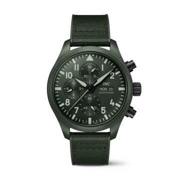 IWC Schaffhausen Pilot's Chronograph Top Gun Edition 'Woodland' Mens Watch IW389106
