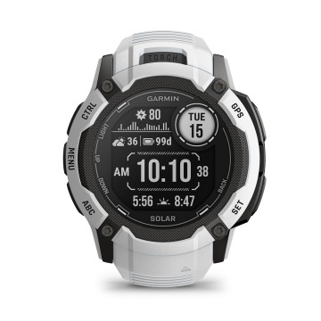 Garmin Instinct 2X Solar 50mm Watch Whitestone 010-02805-04
